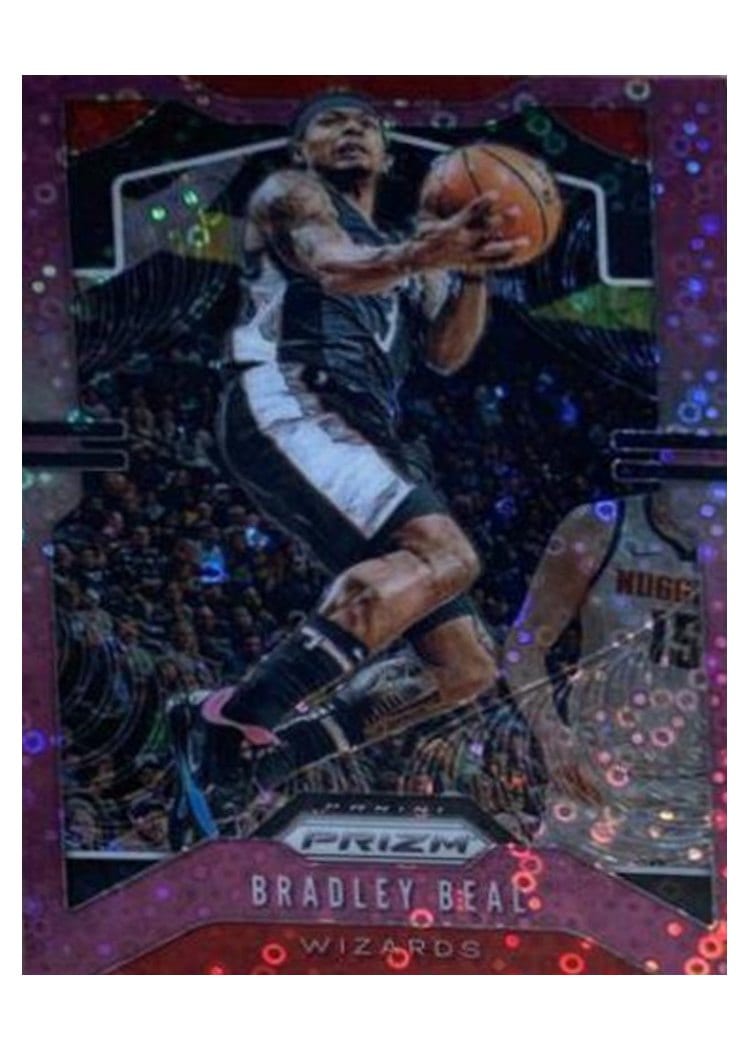 2019-20 Panini Prizm Base Set Bradley Beal Fast Break Prizm Pink #189 card