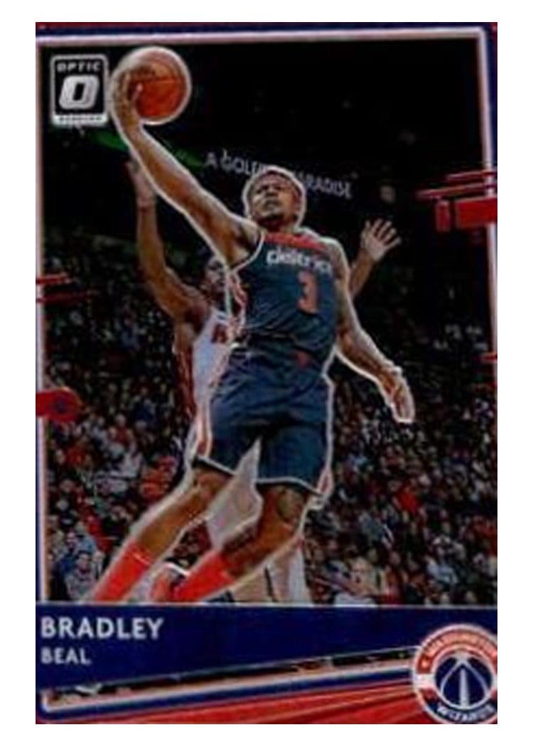 2020-21 Donruss Optic Base Set Bradley Beal #87 card