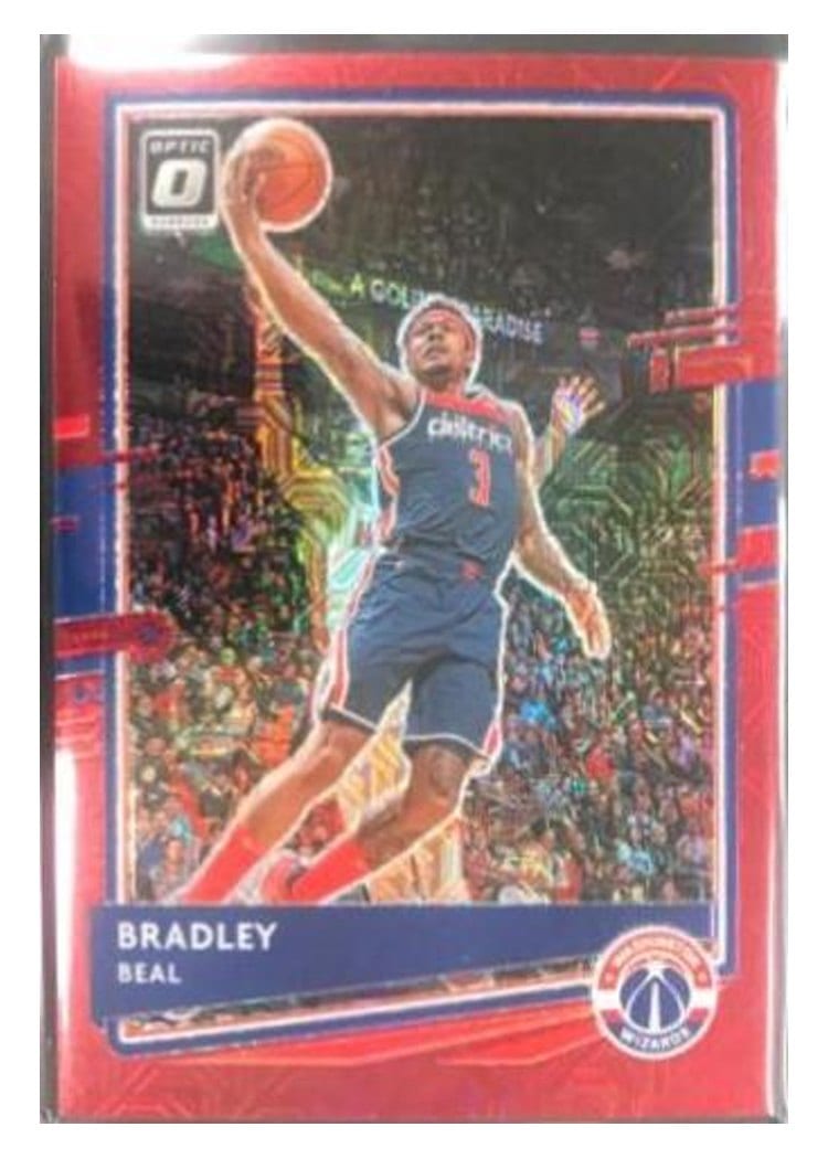 2020-21 Donruss Optic Base Set Bradley Beal Choice Red #87 card