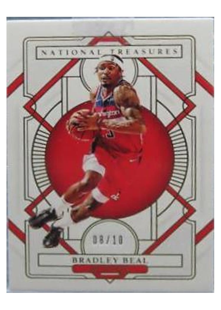 2020-21 Panini National Treasures Base Set Bradley Beal #69 card