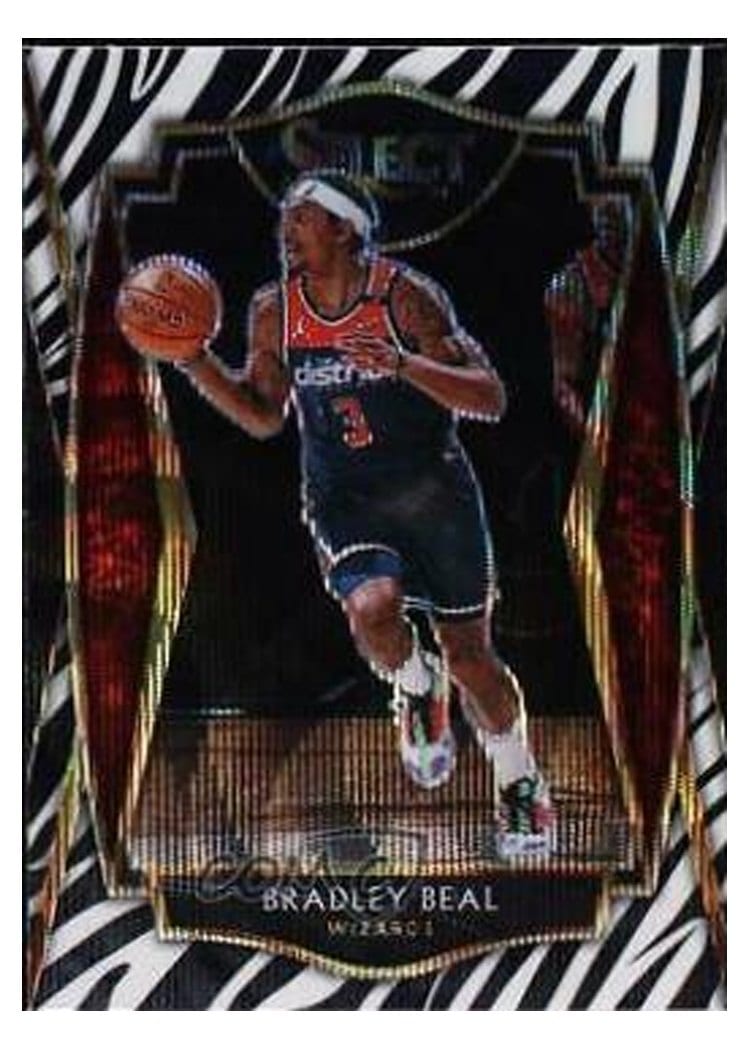 2020-21 Panini Select Base Set Bradley Beal #127 card