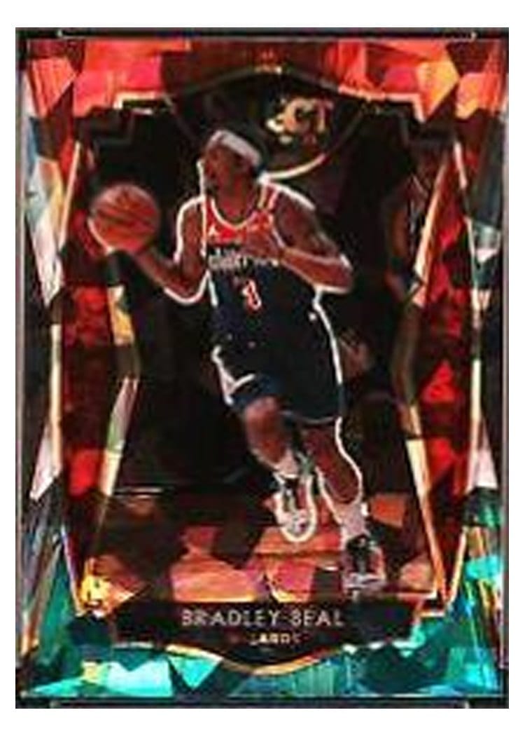 2020-21 Panini Select Base Set Bradley Beal Red White Green Ice #219 card