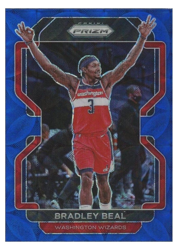2021-22 Panini Prizm Base Set Bradley Beal #45 card