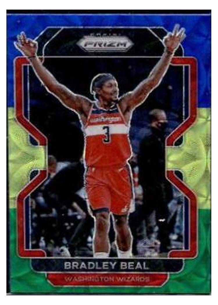 2021-22 Panini Prizm Base Set Bradley Beal #45 card