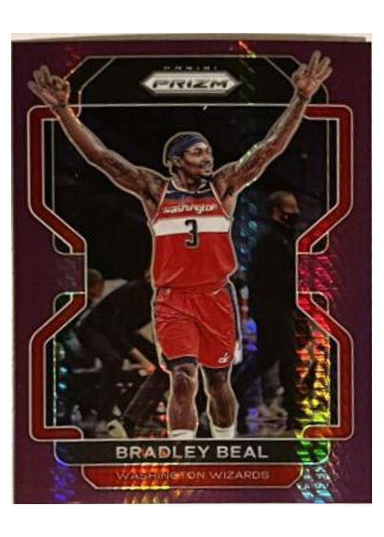 2021-22 Panini Prizm Base Set Bradley Beal #45 card
