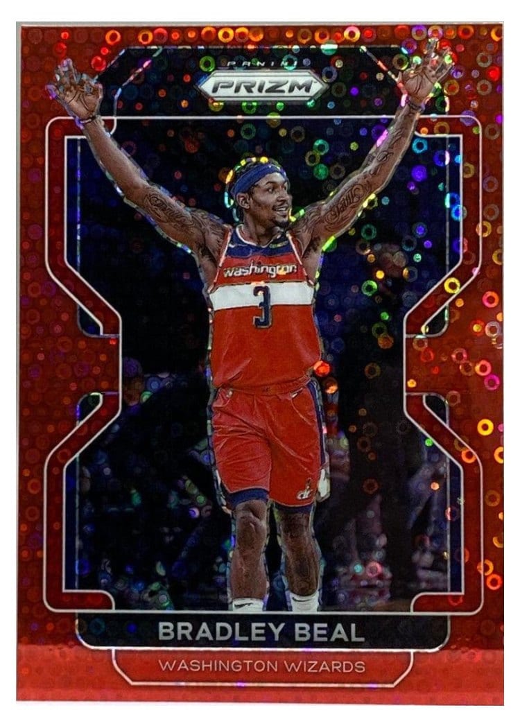 2021-22 Panini Prizm Base Set Bradley Beal #45 card