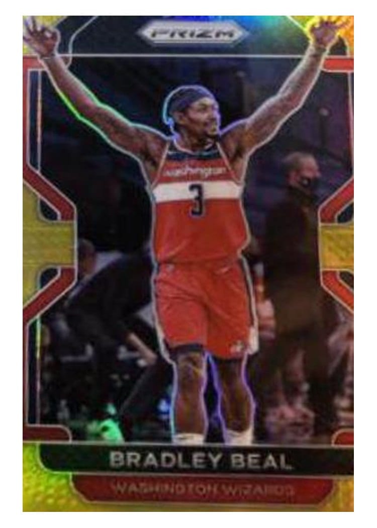 2021-22 Panini Prizm Base Set Bradley Beal #45 card