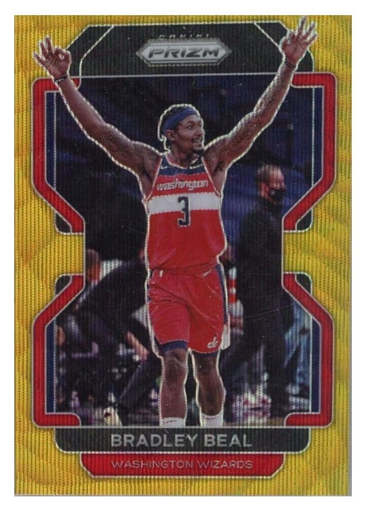 2021-22 Panini Prizm Base Set Bradley Beal #45 card