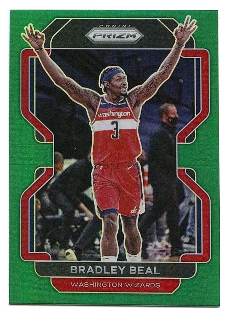 2021-22 Panini Prizm Base Set Bradley Beal #45 card