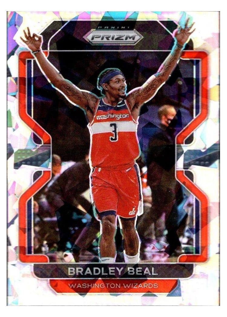 2021-22 Panini Prizm Base Set Bradley Beal #45 card