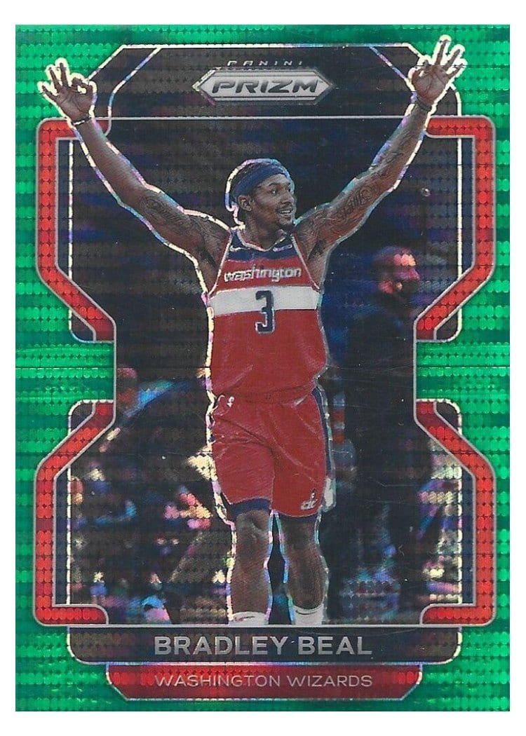 2021-22 Panini Prizm Base Set Bradley Beal #45 card