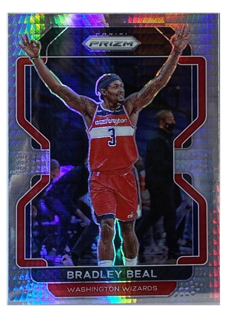 2021-22 Panini Prizm Base Set Bradley Beal #45 card