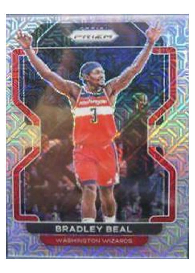 2021-22 Panini Prizm Base Set Bradley Beal #45 card