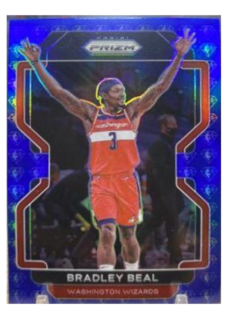 2021-22 Panini Prizm Base Set Bradley Beal #45 card