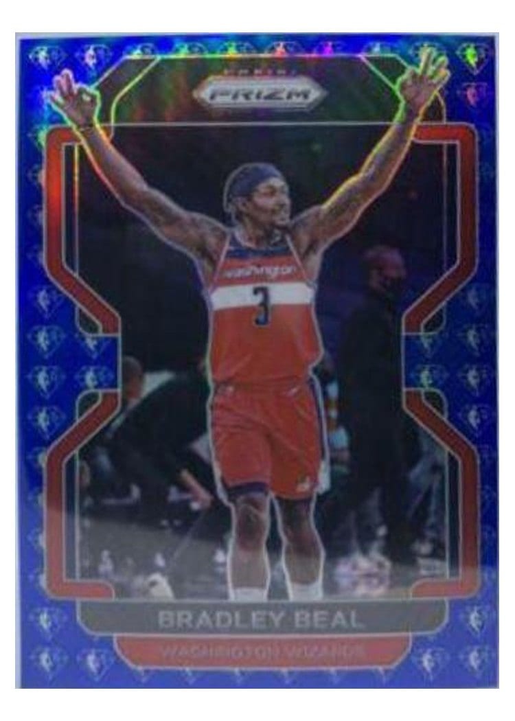 2021-22 Panini Prizm Base Set Bradley Beal #45 card