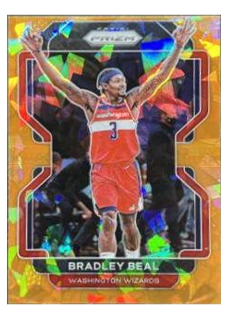 2021-22 Panini Prizm Base Set Bradley Beal #45 card