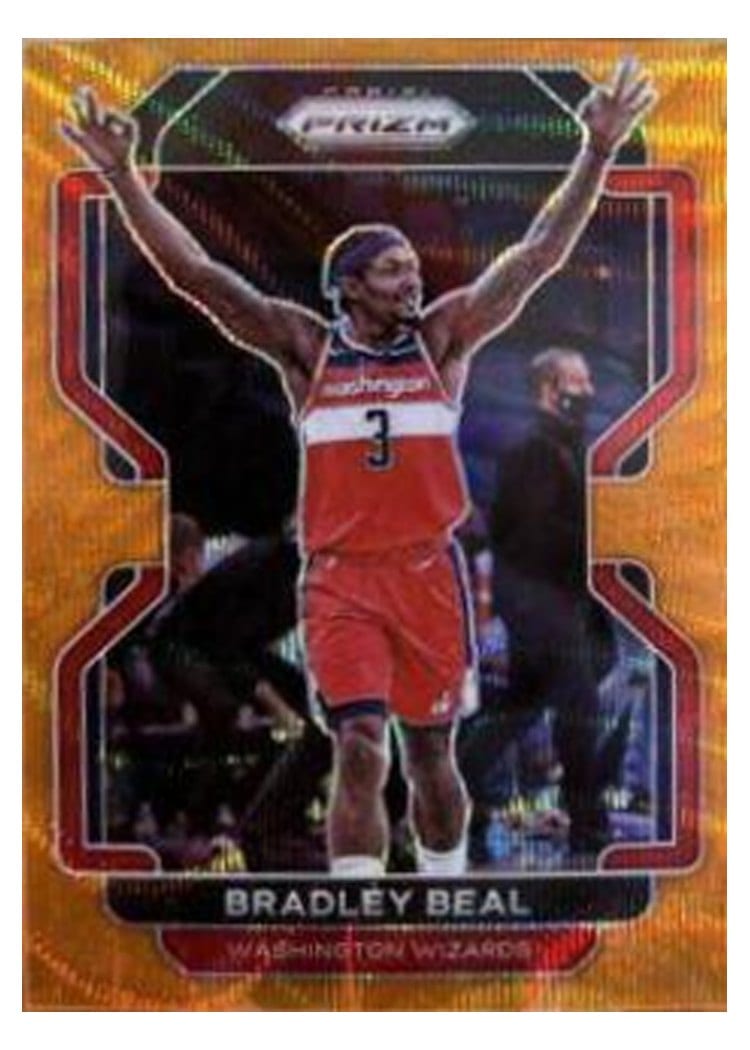 2021-22 Panini Prizm Base Set Bradley Beal #45 card