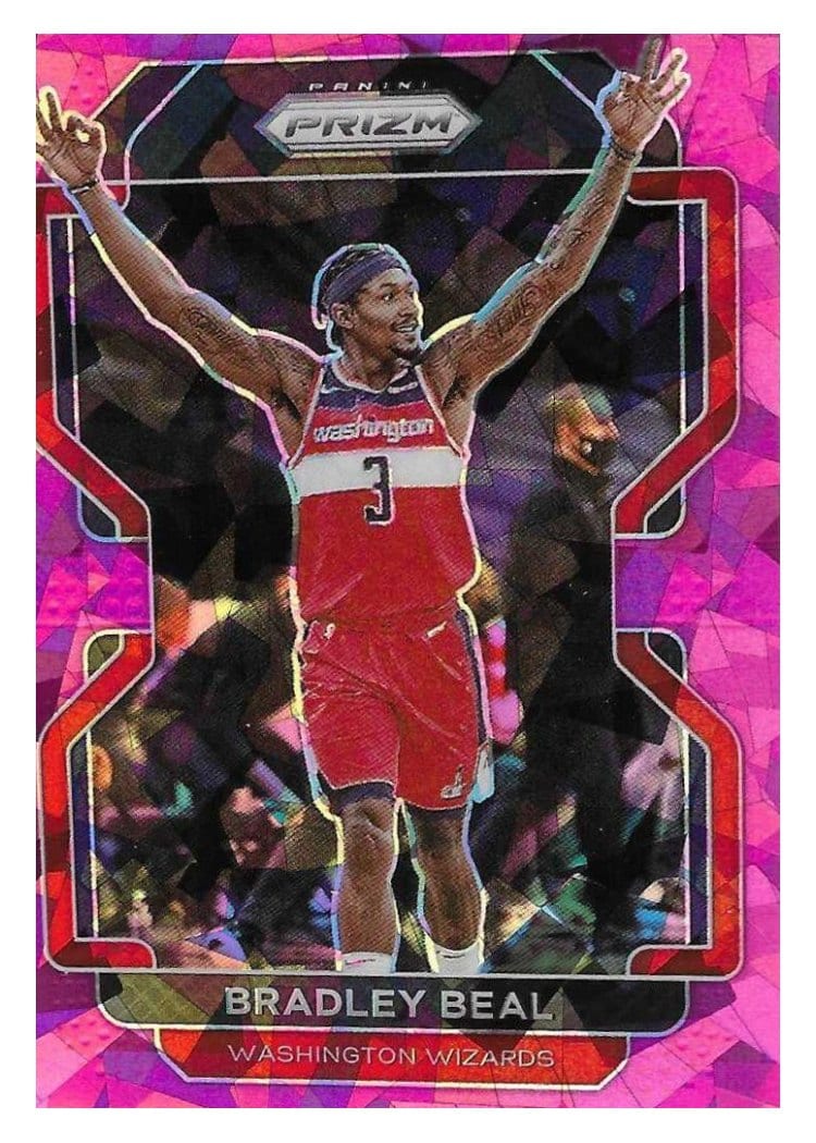 2021-22 Panini Prizm Base Set Bradley Beal #45 card