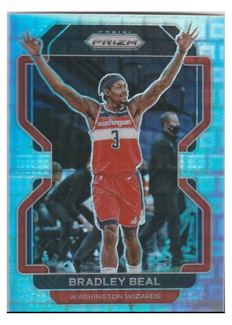 2021-22 Panini Prizm Base Set Bradley Beal #45 card