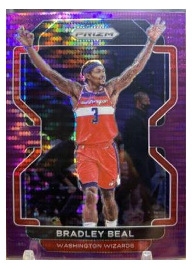 2021-22 Panini Prizm Base Set Bradley Beal #45 card