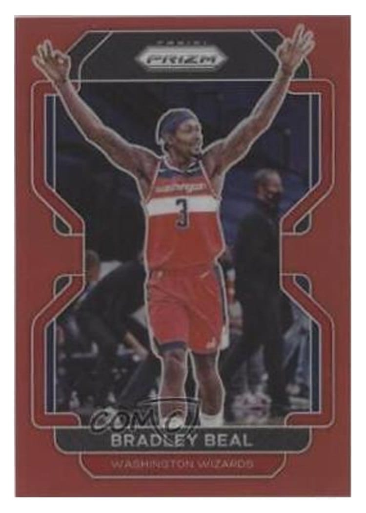 2021-22 Panini Prizm Base Set Bradley Beal #45 card
