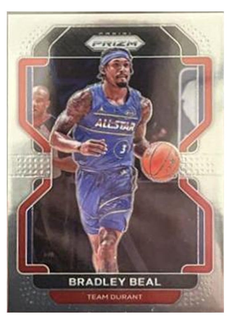 2021-22 Panini Prizm Base Set Bradley Beal #45 card