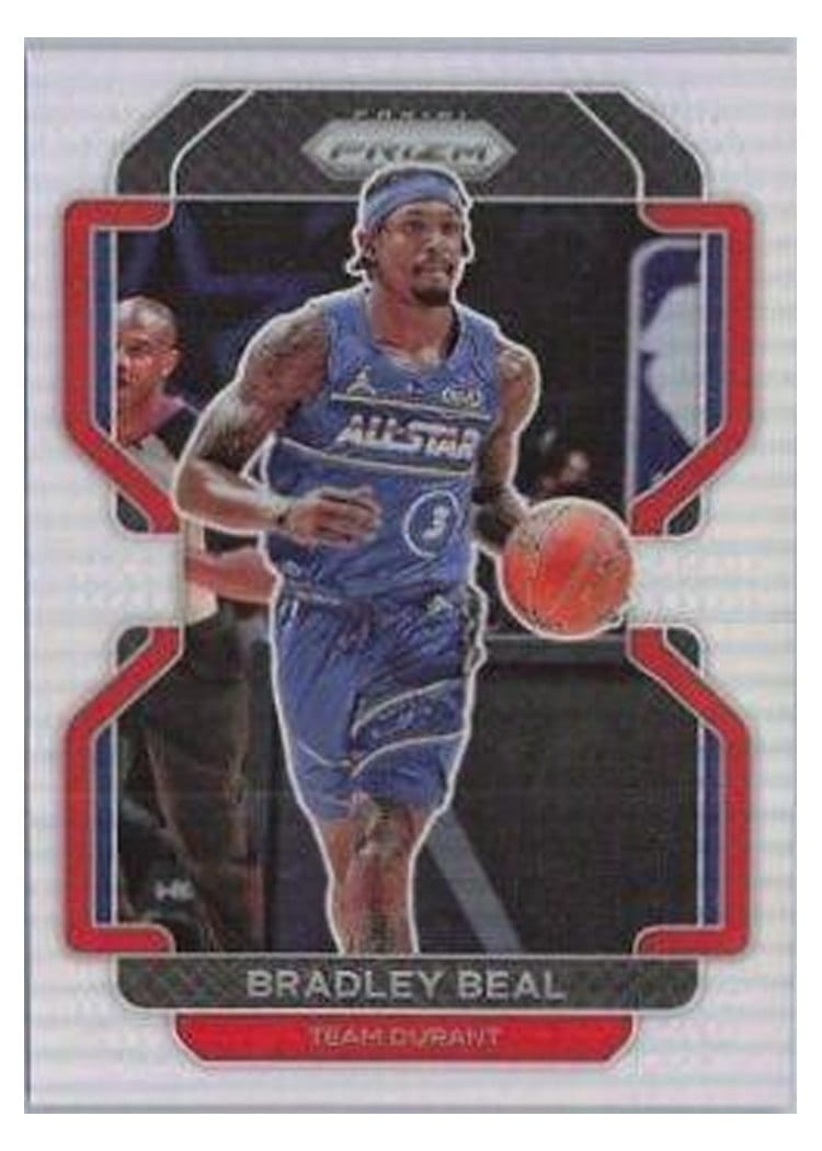 2021-22 Panini Prizm Base Set Bradley Beal #45 card