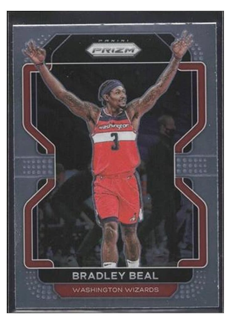 2021-22 Panini Prizm Base Set Bradley Beal #45 card