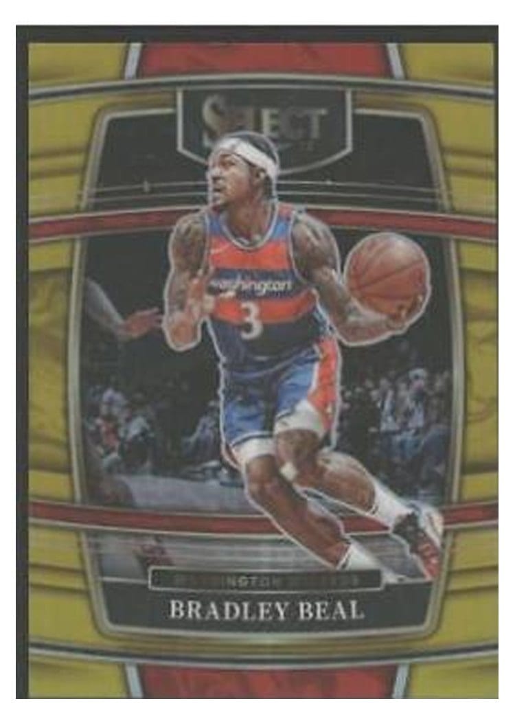 2021-22 Panini Select Base Set Bradley Beal #89 card