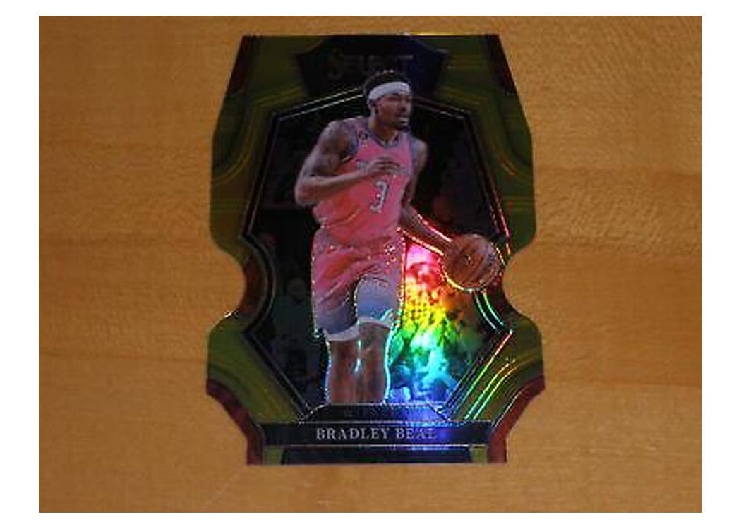 2022-23 Panini Select Base Set Bradley Beal Gold Prizm #162 card