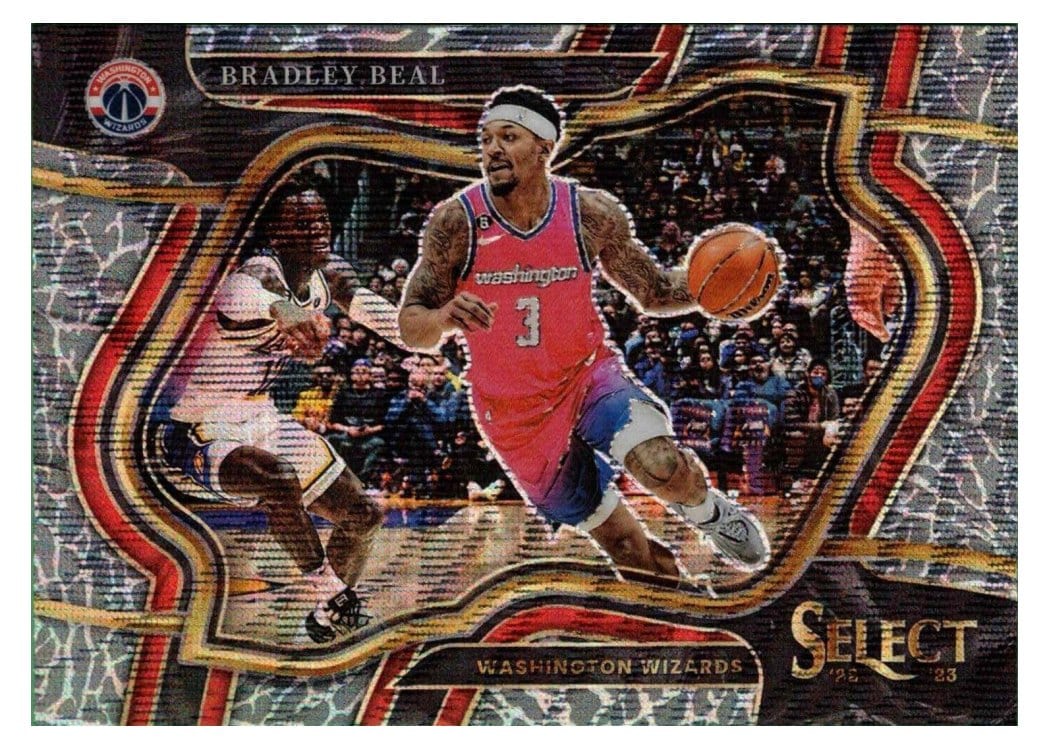 2022-23 Panini Select Base Set Bradley Beal Elephant Prizm #262 card