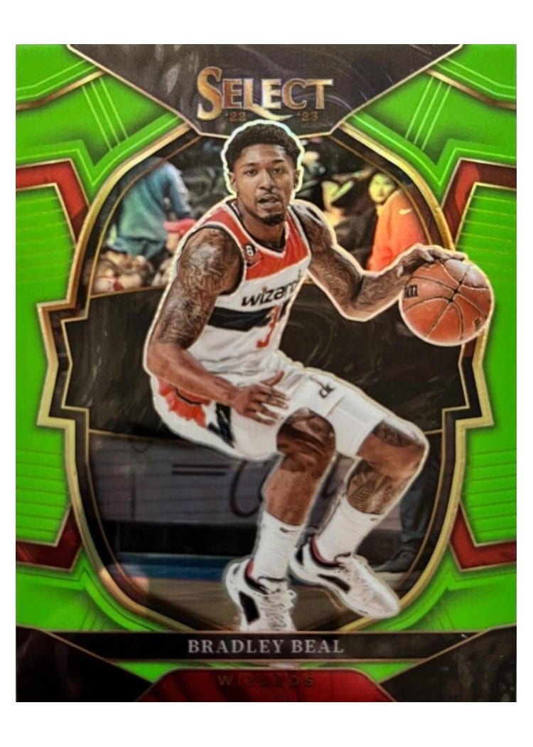 2022-23 Panini Select Base Set Bradley Beal #62 card