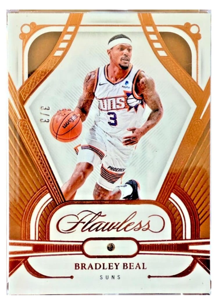 2023 Panini Flawless Bradley Beal Bronze #63 card