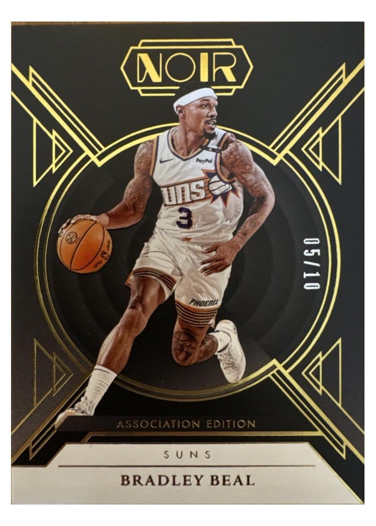 2024-25 Panini Noir Base Set Bradley Beal #70 card