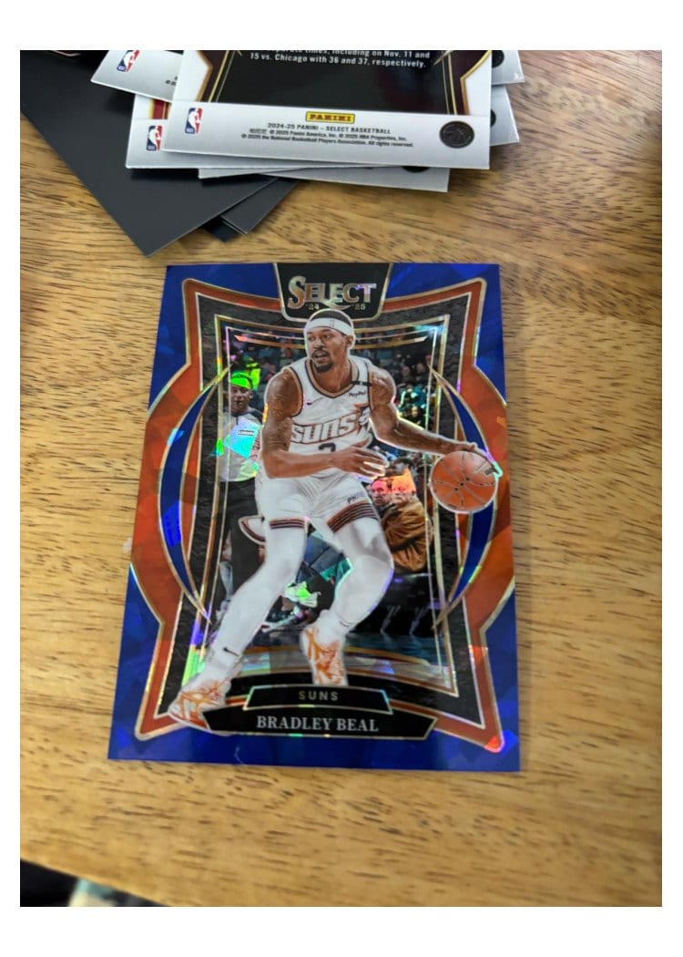 2024-25 Panini Select Base Set Bradley Beal #12 card