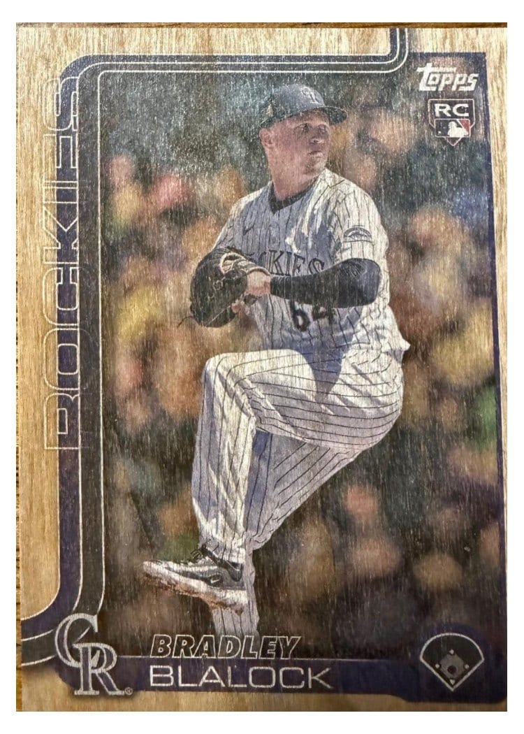 2025 Topps Base Set Bradley Blalock #161 card