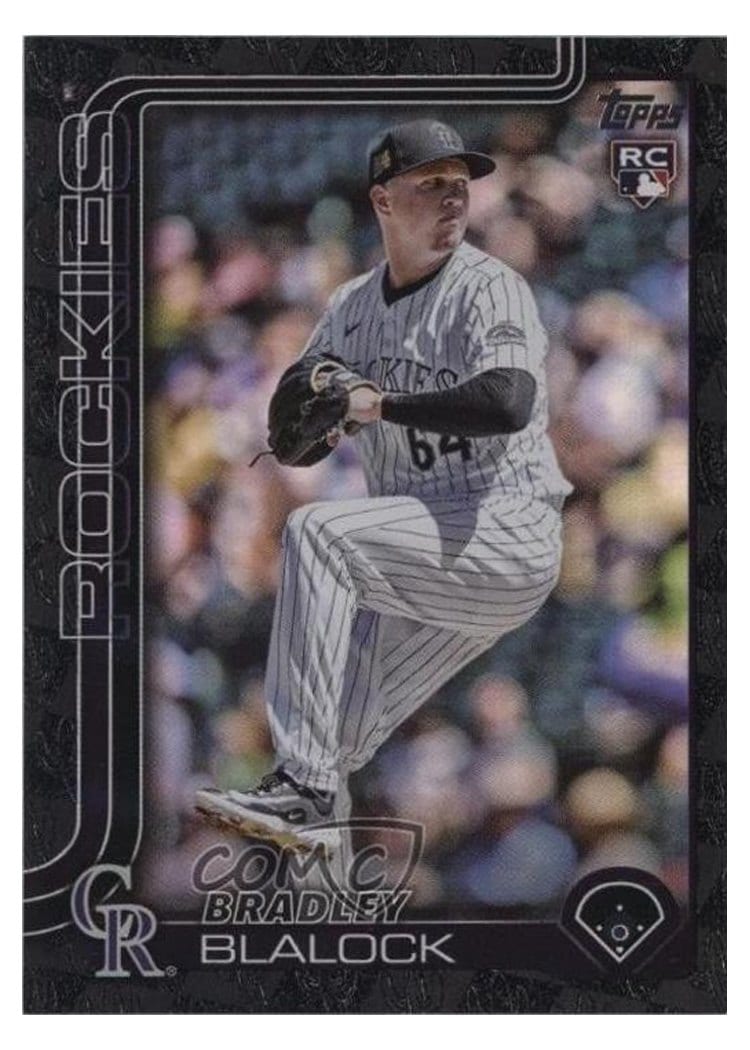 2025 Topps Base Set Bradley Blalock #161 card