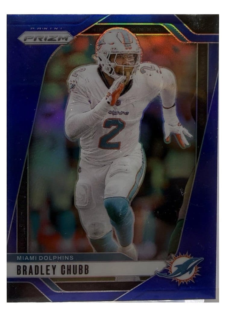 2024 Panini Prizm Base Set Bradley Chubb Blue #181 card