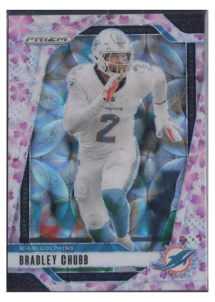 2024 Panini Prizm Base Set Bradley Chubb Choice Cherry Blossom #181 card