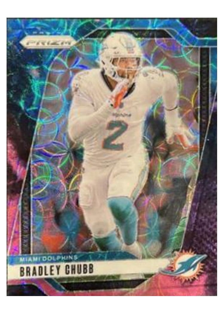 2024 Panini Prizm Base Set Bradley Chubb Choice Nebula #181 card