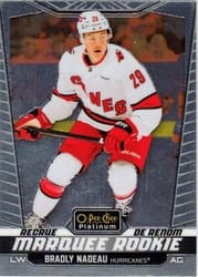 2024-25 O-Pee-Chee Platinum Base Set Bradly Nadeau #220 card