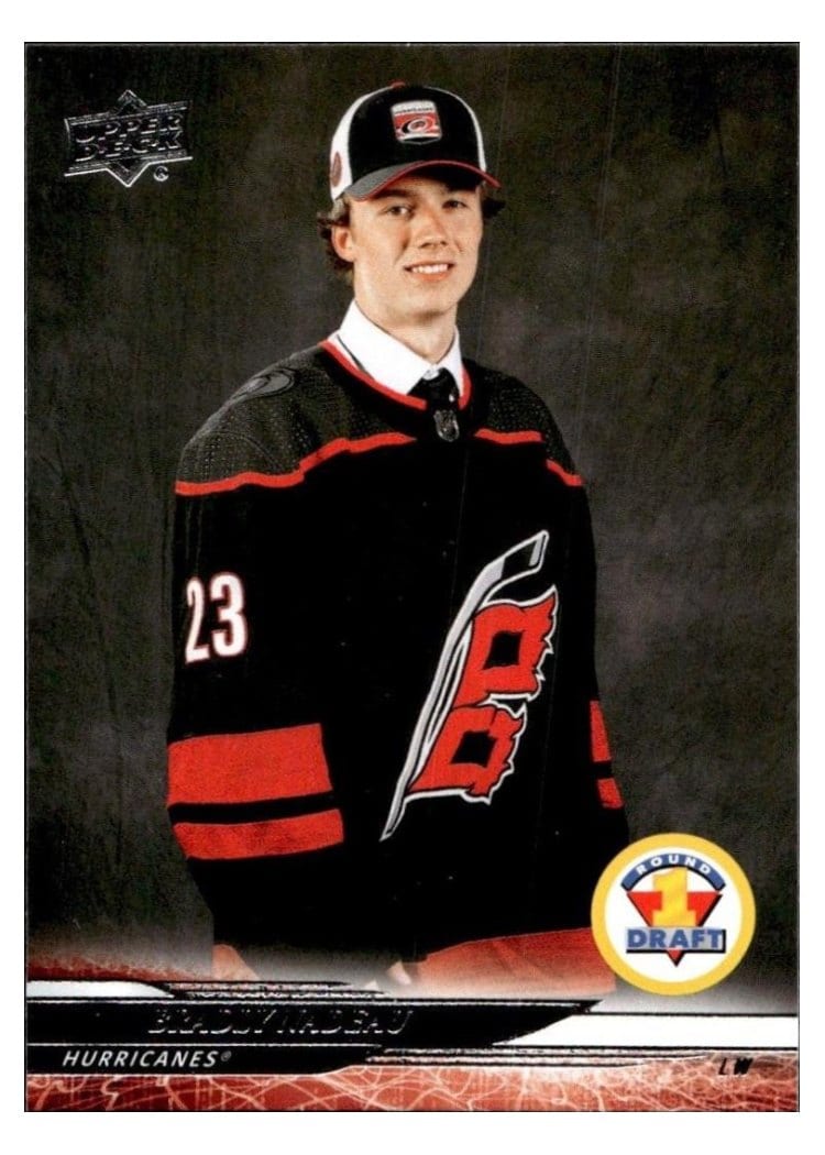 2024-25 Upper Deck Base Set Bradly Nadeau #737 card