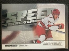 2024-25 Upper Deck Credentials Speed of the Game Rookies Bradly Nadeau #SGR-BN card