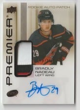 2024-25 Upper Deck Premier Acetate Auto Patch Rookies Bradly Nadeau #AR-BN