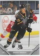 2025-26 Upper Deck AHL Base Set Bradly Nadeau #1 card