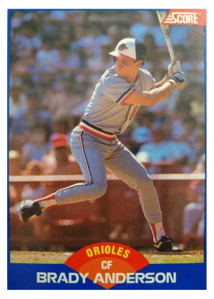 1989 Score Brady Anderson #563 card