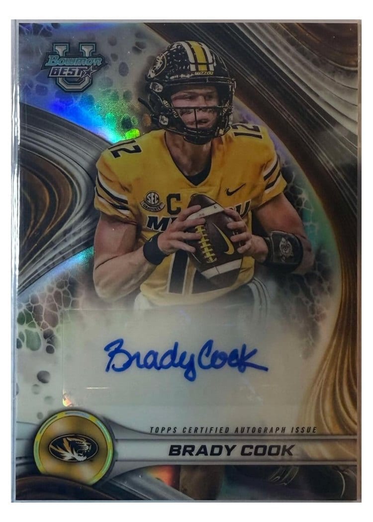 2024 Bowman University Best Best of 2024 Autographs Set Brady Cook #BOA-BC card