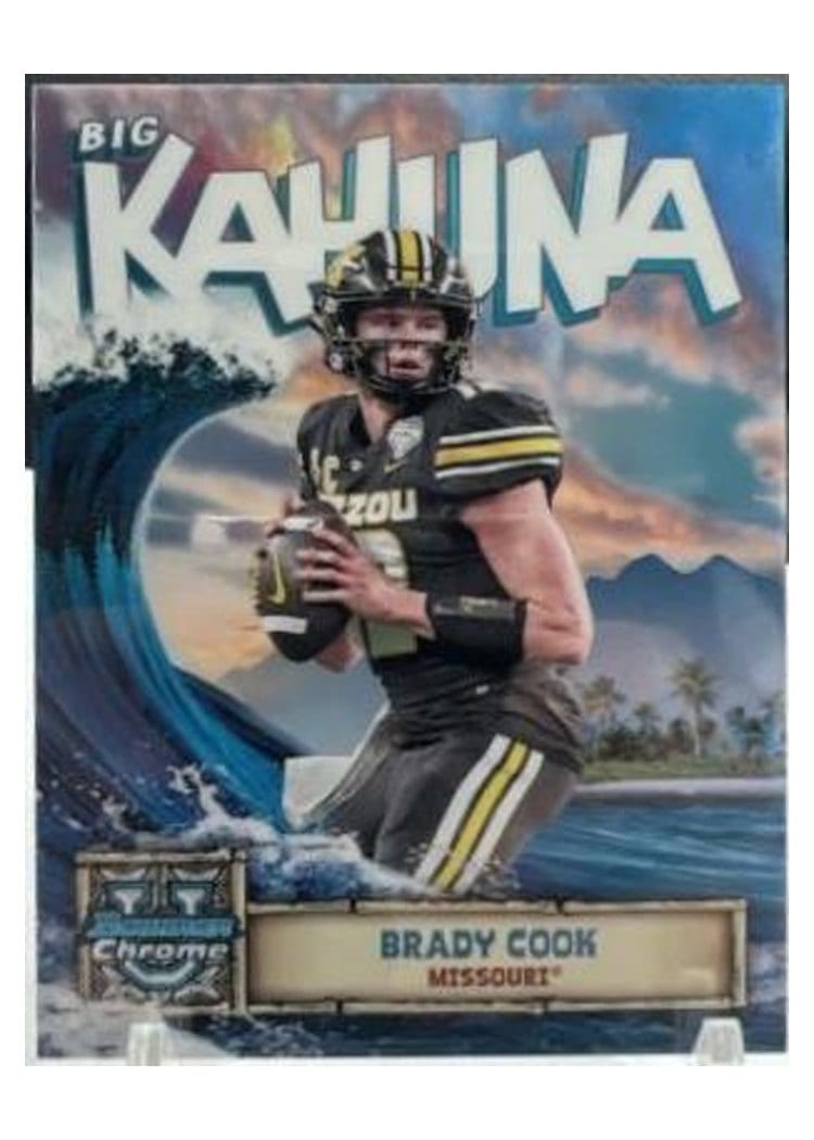 2024 Bowman University Chrome The Big Kahuna Set Brady Cook #BK-7 card