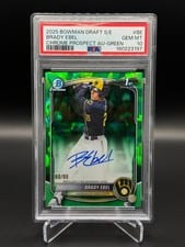 2025 Bowman Draft Sapphire Sapphire Chrome Prospect Autographs Brady Ebel #CPA-BE card