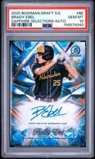 2025 Bowman Draft Sapphire Sapphire Selections Autographs Brady Ebel #SSA-BE card